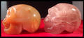 Gele Jade &amp; Hematoïde schedels: 32 euro !