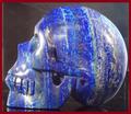 Lapis Lazuli schedel van 926 gram