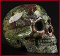 Drakenbloed Jaspis schedel van 106 gram