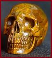 Gouden Tijgeroog schedel van 90 gram